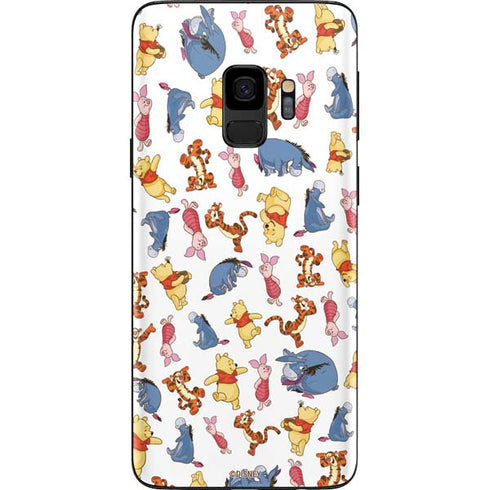 Disney Winnie the Pooh Character Pattern Galaxy S9 Skin